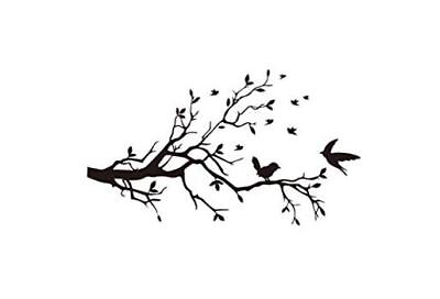 #ad #ad Tree Branch Wall Stickers Removable Wall Decal Art Decal Mural Home Bird $16.76