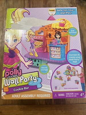 #ad Polly Pocket Wall Party Cookie Bar 2012 NEW IN BOX Lea Doll $25.00