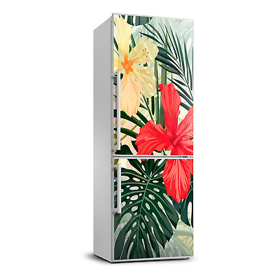 #ad #ad 3D Refrigerator Wall Kitchen Removable Sticker Magnet Flowers Hawaiian flowers $85.95