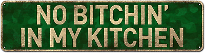 #ad #ad Farmhouse Kitchen Décor Kitchen Signs Funny Kitchen Décor Bitchin Kitchen Sig $10.99