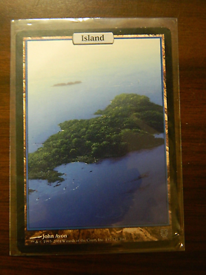 #ad MTG Unhinged Full Art Island Unplayed Excellent NM Condition $7.99