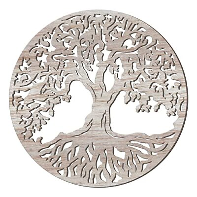 #ad Tree of Life Wooden Wall Art Decor Wooden Tree Wall Sculpture 11.8 Inch Tree ... $14.90