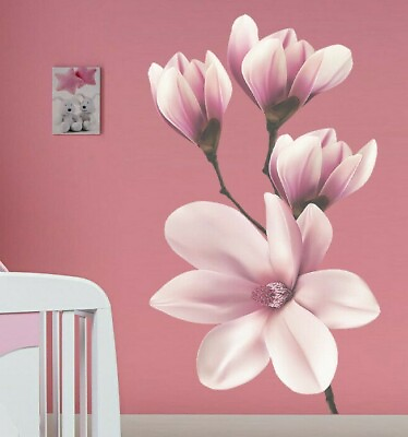 #ad #ad Orchid flowers vinyl sticker Flowers Decal Flowers Sticker Flowers Wall Decor $89.99