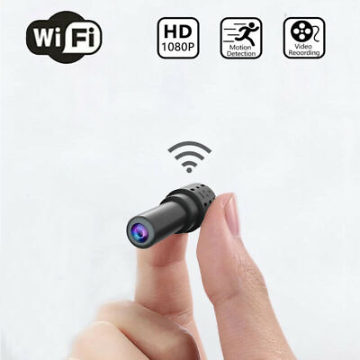 #ad Mini Spy Camera WiFi HD 1080P Hidden IP Night Vision Camcorder Home Security Cam $20.99