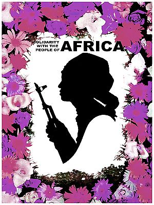 #ad Decorative Poster.Interior wall art design.Art.Solidarity with Africa.4110 $39.00