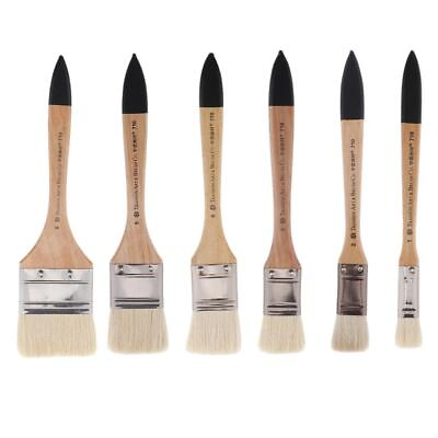 #ad Students Drawing Painting Wool Hair Brush Wooden Handle Wall Paint Brushes $6.83