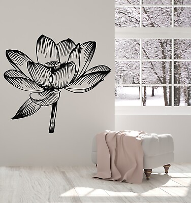 #ad #ad Vinyl Wall Decal Flower Bud Floral Store Beauty Salon Decor Stickers Mural g6322 $19.99