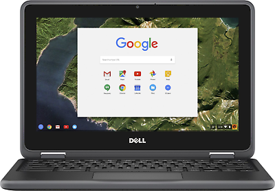 Dell Chromebook 3180 Laptop 11.6quot; Celeron 4GB RAM 32GB SSD Chrome OS WiFi HDMI $54.95