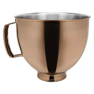 #ad KitchenAid 5qt Radiant Copper Colorfast Finish Stainless Steel Bowl KSM5SS $82.99