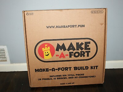 #ad MAKE A FORT Explorer Kit REPLACEMENT 23 Large Panels Pieces Expansion Set $54.95