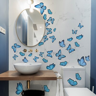 #ad #ad Home Wall Decor with Flower and Butterfly Stickers Suitable for Any Room $9.43