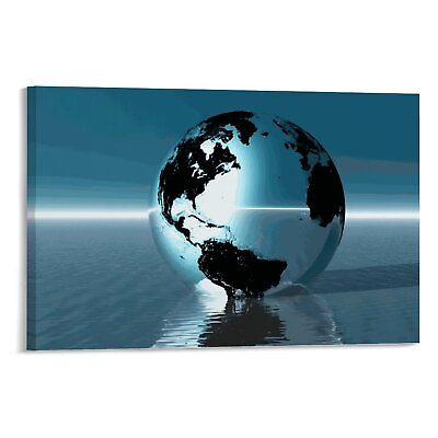 #ad #ad Picture On Canvas World Canvas Poster Living Room Decor Wall Art Office Decor $20.00