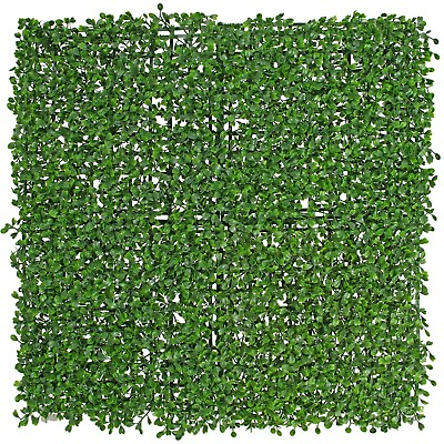 #ad Artificial Boxwood Topiary Wall Panels Green Hedges and Privacy Screen 8 SQFT $49.99