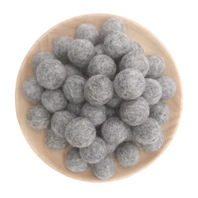 #ad Felt Wool Beads Balls Pom Pom Handmade DIY for Craft Dream Off White 20mm 30pcs $23.64