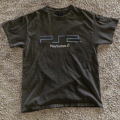 #ad #ad Retro PS2 logo retro playstation tshirt 2000s era Vintage Gaming Shirt Y2k $22.97