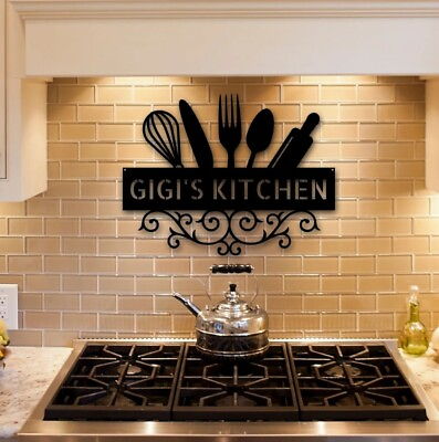 #ad #ad Custom Metal Sign for Kitchen Personalized Kitchen SignsKitchen Gifts $41.99