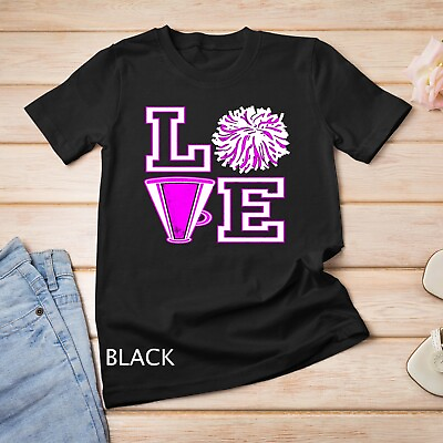 #ad #ad Love Cheer For Teen Girls Cheerleader Unisex T shirt $16.99