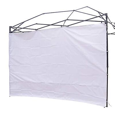Canopy Sun Wall for 10x10 FT Pop Up Canopy Gazebo Tent with Silver Sunscreen $29.78