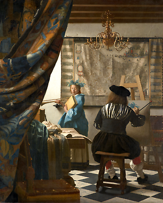 #ad The Art of Painting by Jan Vermeer 8quot;x10quot; Art Print 8x10 $12.99