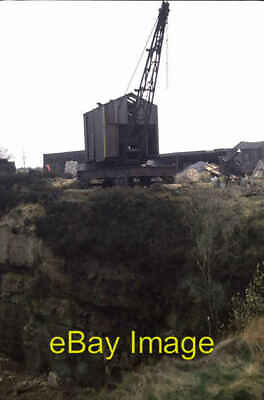#ad Photo 6x4 Wall Nook Quarry Greetland Sowerby Bridge Derelict rail mounte c1989 GBP 2.00