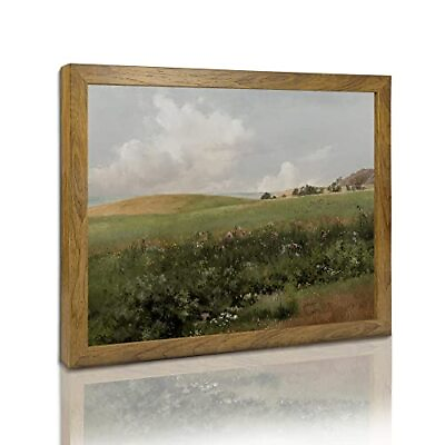 #ad Painting Vintage Wall Art Framed Canvas Prints Wall 8x10inch Spring Landscape $19.22