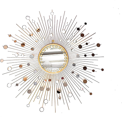 #ad #ad Metal Gold Wall Decor Decorative Mirrors Starburst Mirror Wall Mirror $129.99