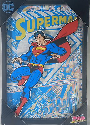 #ad DC Pop Creations Superman Wall Decor 3D Portrait 12x8quot; NEW Collector $8.12