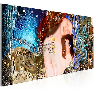 #ad MOTHER CHILD KLIMT Canvas Print Framed Wall Art Picture Photo Image l A 0015 b a $94.99