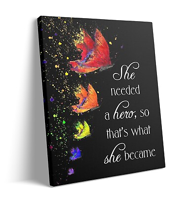 #ad Butterfly Wall Decor Colorful Canvas Wall Art Gifts for Women Mom Vintage Decor $23.99