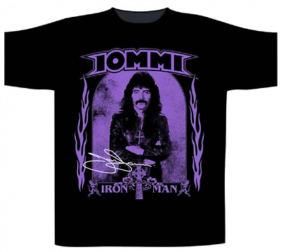 #ad #ad BLACK SABBATH Tony Iommi Purple Gift For Fan Black All Size Shirt AH593 $18.99