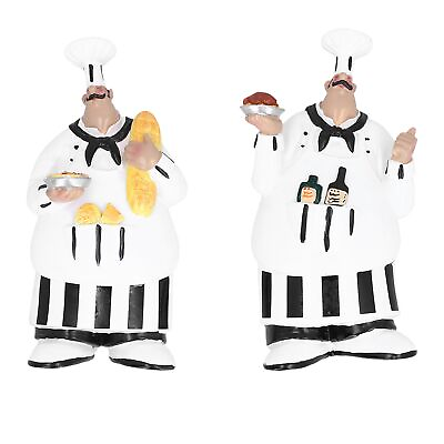 #ad Retro Chef Resin Three Dimensional Wall Hanging Ornament For Kitchen Hotel HU $35.38