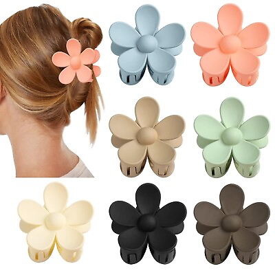#ad Flower Claw Clip 7 PCS Claw Clips Hair Clips For Women Non Slip Claw Clips fo... $9.99