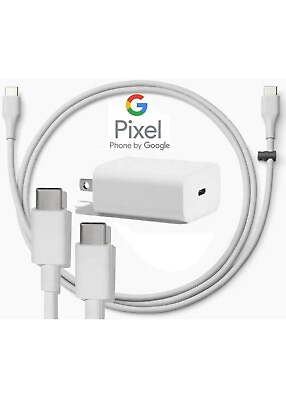 #ad #ad Original Google USB C Rapid Charger amp; USB C to USB C Cable Pixel 6 Pixel 6 Pro $15.49