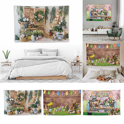 #ad Easter Flag Album Tapestry Wall For Living Room Bedroom Dorm Room Home Decor 5 $15.45