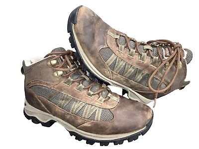 #ad Timberland Mt. Maddsen Lite Mid A1WL7 Mens Size 9 Hiking Trail Boots Brown $39.99