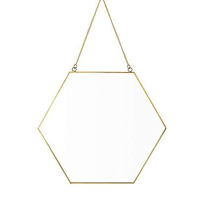#ad Gold Hexagon Mirror Wall Decor Small Decorative Mirror Hanging Mirrors for Wa... $28.13