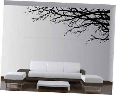 #ad Vinyl Wall Art Mural Decal Tree Top Branches 67quot; w X 28 1 2quot; h Right To Left $68.18
