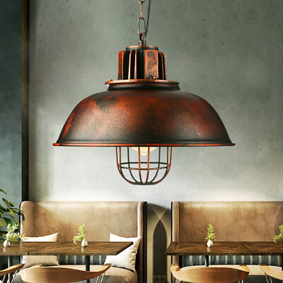 #ad Vintage Pendant Light Industrial Rustic Farmhouse Hanging Ceiling Lamp Fixture $44.89