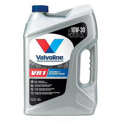 #ad #ad Valvoline Premium Advanced Motor Oil VR1 Racing Motor Oil 10W 30 Motor Oil 5 QT $25.37