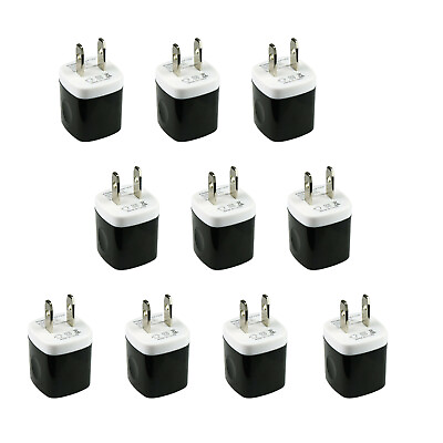 #ad 10 PCS USB Wall Charger AC Power Adapter US Outlet For iPhone 8 X 11 12 13 iPod $9.99