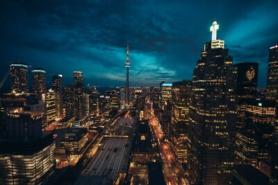 #ad Digital Image Picture Photo Pic Wallpaper Background Toronto Downtown Cityscape $0.99