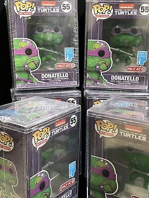 #ad Brand new Funko Pop Teenage Mutant Ninja Turtles Donatello #55 Target Art Series $10.00