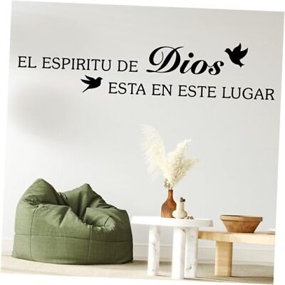 #ad Bible Verses Wall Decor Stickers Inspirational Spanish Biblical Quotes $16.33