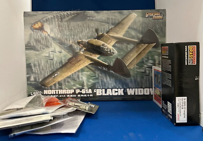 #ad #ad Great Wall Hobby L4802 Northrop P 61A Black Widow w Custom Parts $248.00