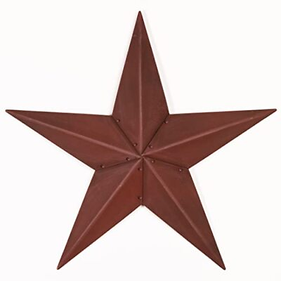 #ad CWI Gifts Metal Barn Star 36 inch Galvanized Hanging Star Assorted Colors $64.34