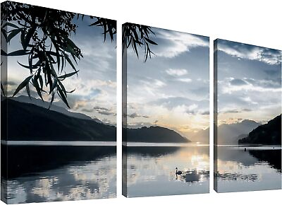 #ad #ad Wall26 Sparkling Lake Canvas Wall Art Nature Landscape Canvas Print Wall Decor $69.99