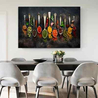 #ad Kitchen Decor Canvas Wall Art Canvas Painting Posters and Prints Art Wall Mural $9.69