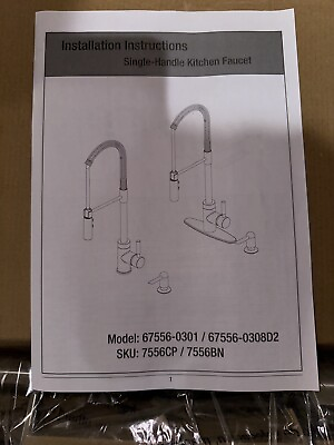#ad New Kitchen Faucet By Soleil $105.00