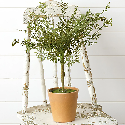#ad Thyme Topiary 20quot; Potted Faux Plant $41.95