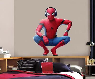 #ad Spider Man Wall Sticker Decal DIY Art Mural Marvel Super Hero WC14 $27.33
